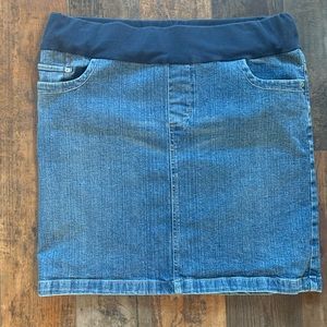 Women’s Motherhood Maternity Denim Pencil Skirt